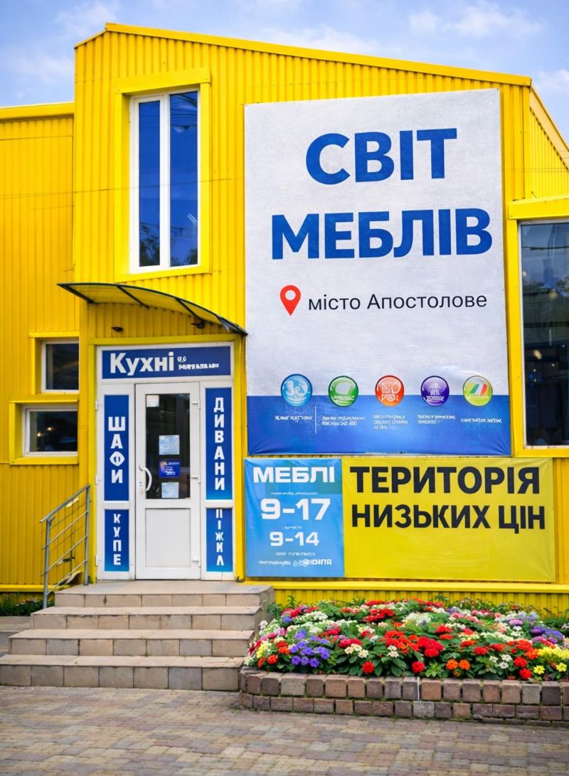 Мебельный салон СВІТ МЕБЛІВ в городе Апостолово