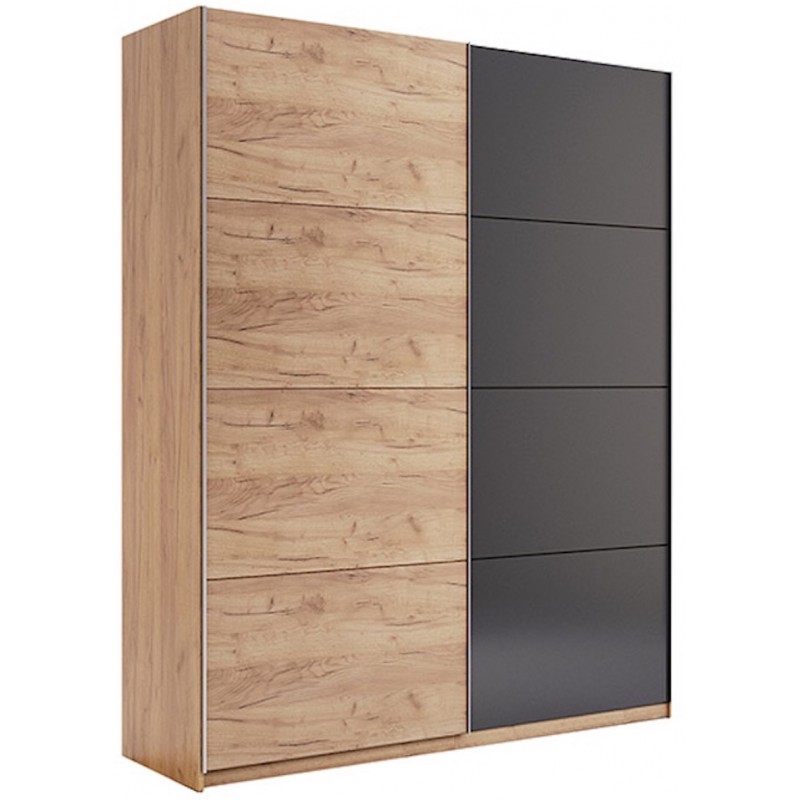 АCТИ шкаф купе 150x210 см дуб крафт_лава матовый MiroMark