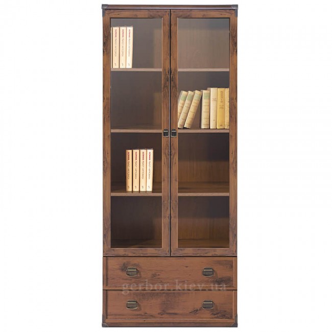 ИНДИАНА витрина JWIT2D2S/80 дуб шуттер