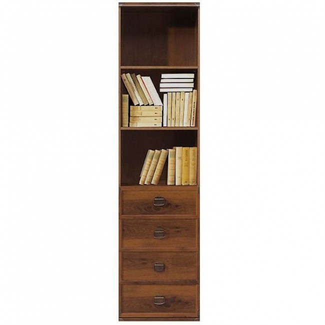 ИНДИАНА стеллаж JREG4SO/50 дуб шуттер