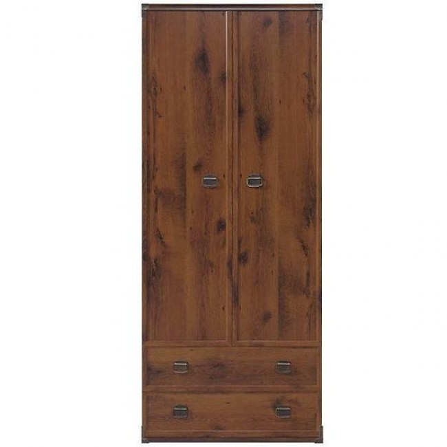 ИНДИАНА платяной шкаф JSZF2D2S/80 дуб шуттер