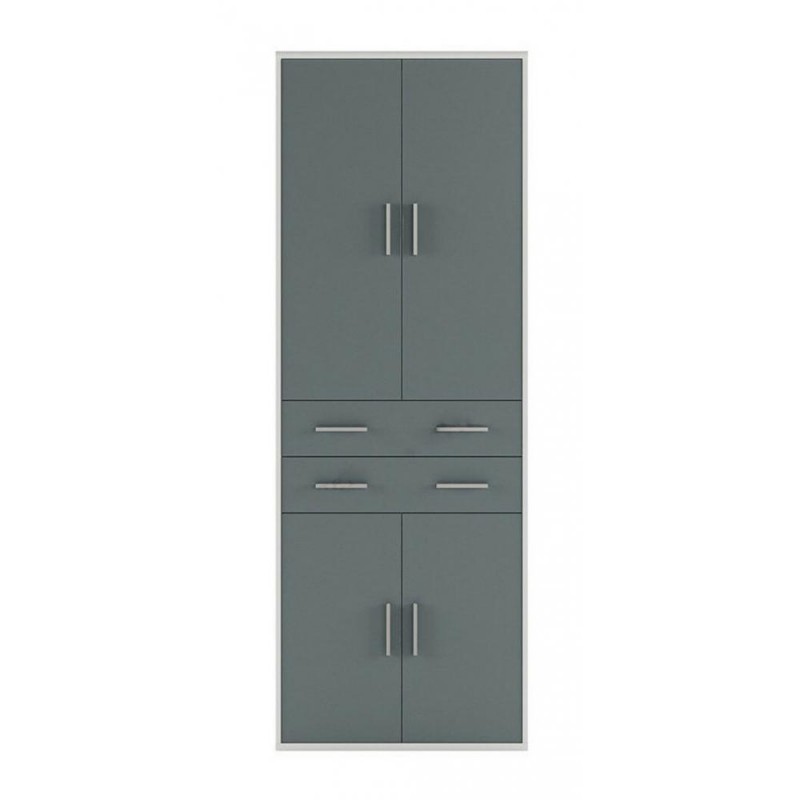 КАБИ пенал 79см REG 4D2S/220 пепельный_антрацит Gerbor-холдинг