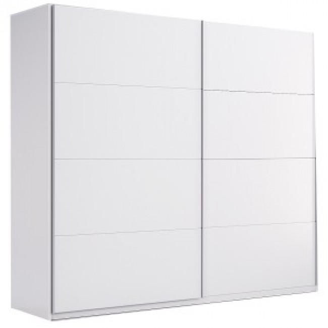 ФЕМЕЛИ 22* шкаф купе 200/210 белый глянец