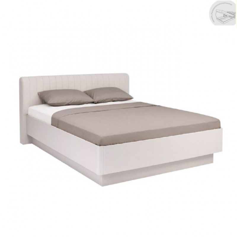 ЛОРИ кровать 160 с подъёмным механизмом Глянец Кашемир MiroMark 